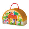 Wooden Zoo Playhouse Children's Role Play Toys Preschool Cognitive Zoo Children's Educational Toys