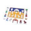 Wooden nativity puzzle Montessori multi-shape puzzle Children's matching game toys