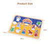 Wooden nativity puzzle Montessori multi-shape puzzle Children's matching game toys