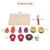 Wooden Kids Kitchen Toys Role Playing Preschoolers Cutting Vegetables Kitchen Toys