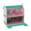 Wooden Dollhouse | Role Playing Doll House |  Wooden House Toy With Furniture