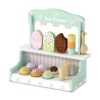 Wooden Ice Cream Toy Set Children Role Play Simulation Ice Cream Shop Toy Set