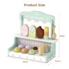 Wooden Ice Cream Toy Set Children Role Play Simulation Ice Cream Shop Toy Set