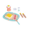 Pretend Play House Breakfast Toy Wooden Toys Pretend Breakfast Set