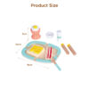 Pretend Play House Breakfast Toy Wooden Toys Pretend Breakfast Set