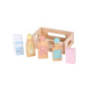 Children's pretend play toys simulation beverage combination set wooden children's educational toys