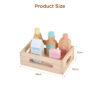 Children's pretend play toys simulation beverage combination set wooden children's educational toys