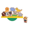 Wooden zoo balance toys, children's educational animal stacking games, improve baby's hands-on balance abilities