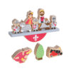 Castle Balance | Educational toys creative cartoon balance game wooden Castle balance block game for kids