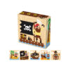 Montessori 9-piece Pirate Block Wooden Jigsaw, Wooden Six-sided Jigsaw Puzzle, 3D Rubik's Cube Puzzle Toys