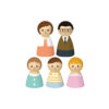 Happy Family Doll Toy Wooden Doll Family Educational Funny Toys