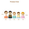 Happy Family Doll Toy Wooden Doll Family Educational Funny Toys