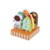 Wooden simulation summer ice cream set children's play house building blocks