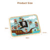 Wooden Pirate 3D Puzzle Children's Multi-Shape Puzzle, Montessori Animal Matching Game Toys