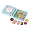 Wooden children's afternoon tea children's dessert set to exercise social skills family interactive toys