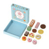 Wooden children's afternoon tea children's dessert set to exercise social skills family interactive toys