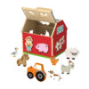 Wooden Farm Toys Animal Matching Farm Animal Toy Set Suitable for Preschool Learning Educational Toys