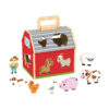 Wooden Farm Toys Animal Matching Farm Animal Toy Set Suitable for Preschool Learning Educational Toys