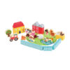 Educational wooden toys farm scene role play children's puzzle