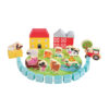 Educational wooden toys farm scene role play children's puzzle