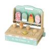 Ice Cream Cart Mini Wooden Ice Cream Toy Role Playing Game