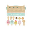 Ice Cream Cart Mini Wooden Ice Cream Toy Role Playing Game