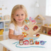 Wooden balance building blocks , animal beaded building blocks and balance toys, educational toys, children's gifts