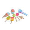 Children's wooden pretend play popsicle toy ice cream cone