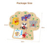 Children's Multi-Shape Animal Wooden 3D Puzzle, Montessori Animal Matching Game Toys