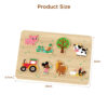 Wooden Farm Animal 3D Puzzle Puzzle Puzzle for Children's Cognitive Development Toy