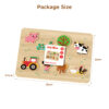 Wooden Farm Animal 3D Puzzle Puzzle Puzzle for Children's Cognitive Development Toy