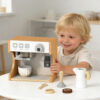 wooden Espresso Coffee Machine Play Set Educational Wooden Toys