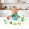 Wooden Vegetable Salad Cooking Pretend Kitchen Role Play Wooden Toy Food Play Set