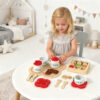 Wooden Afternoon Tea Set Children's Toys Educational Role Play Tea Party Set