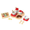 Wooden Afternoon Tea Set Children's Toys Educational Role Play Tea Party Set