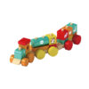 Colorful Preschool Wooden Block Train Toys Educational Stacking Train Children Wooden Toy