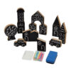 DIY Chalkboad City Blocks