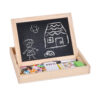 Children's educational toys magnetic wooden puzzle drawing board magnetic animals multifunctional double-sided drawing board