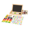 Children's educational toys magnetic wooden puzzle drawing board magnetic animals multifunctional double-sided drawing board