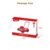 Children's wooden building block walker Multifunctional stroller Suitable for children's hand-eye coordination and creative stacking