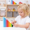 Colors Wood Stick Toy for Kids Learning Math, square Wood Sticks, Wood Craft and Art