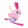 Wooden rabbit push rod toys, children's educational push and pull walking toys, develop motor skills
