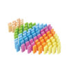 100 pieces domino building blocks educational wooden toy domino set