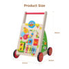Wooden stroller Multifunctional toddler educational walker, children's educational toys learn to walk