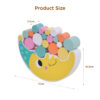 Wooden balance game stacking wooden educational toys moon building block set balance