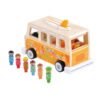 Wooden camper, Montessori toy camping caravan, children's educational toys, suitable for preschoolers