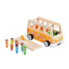 Wooden camper, Montessori toy camping caravan, children's educational toys, suitable for preschoolers