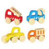 Wooden vehicle toys, educational children's cognitive cars, suitable for children's animal early education toys