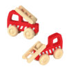 Wooden vehicle toys, educational children's cognitive cars, suitable for children's animal early education toys
