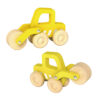 Wooden vehicle toys, educational children's cognitive cars, suitable for children's animal early education toys